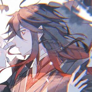 两根黑捧一前一后
