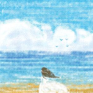 两根黑捧一前一后
